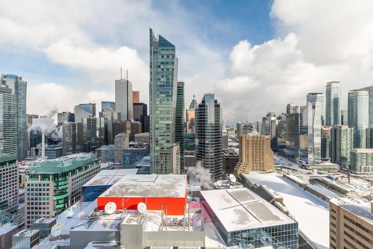 Stunning Views Of Downtown - Luxury High Rise With King Bed! Willa Toronto Zewnętrze zdjęcie
