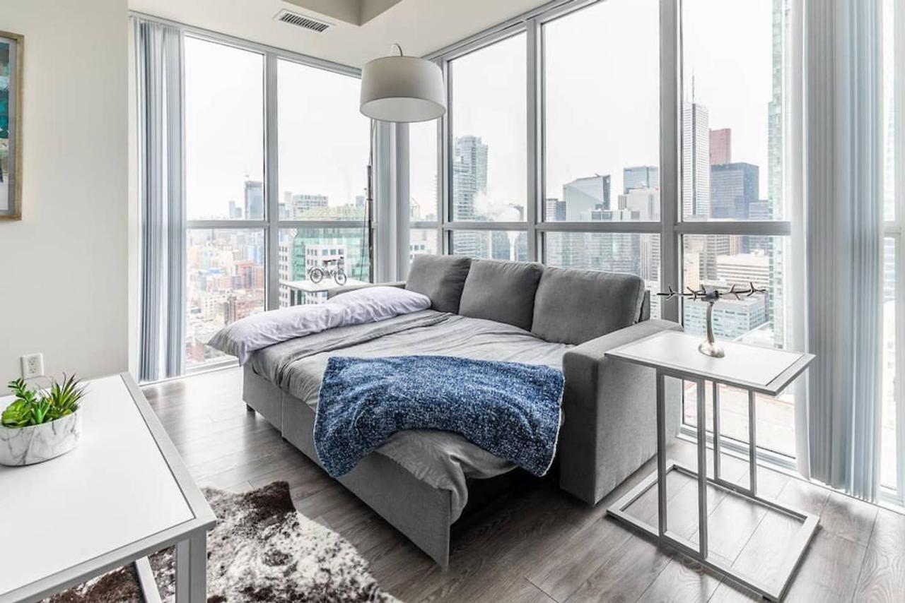 Stunning Views Of Downtown - Luxury High Rise With King Bed! Willa Toronto Zewnętrze zdjęcie